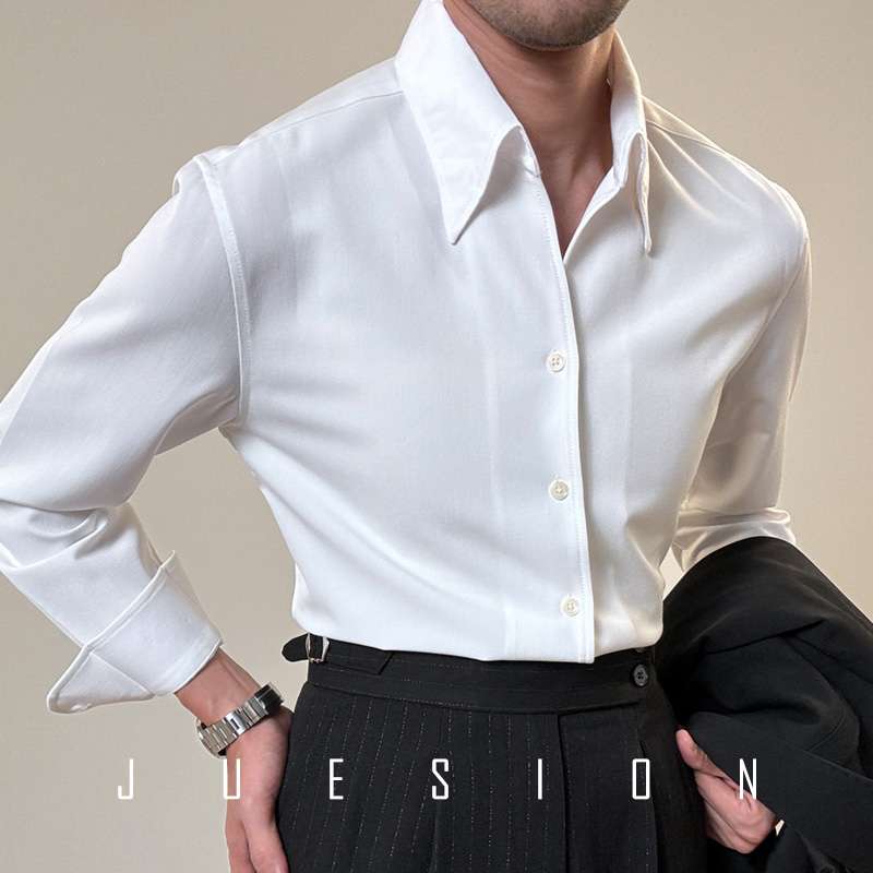 白シャツ　エレガンスフィット ドレスシャツ
