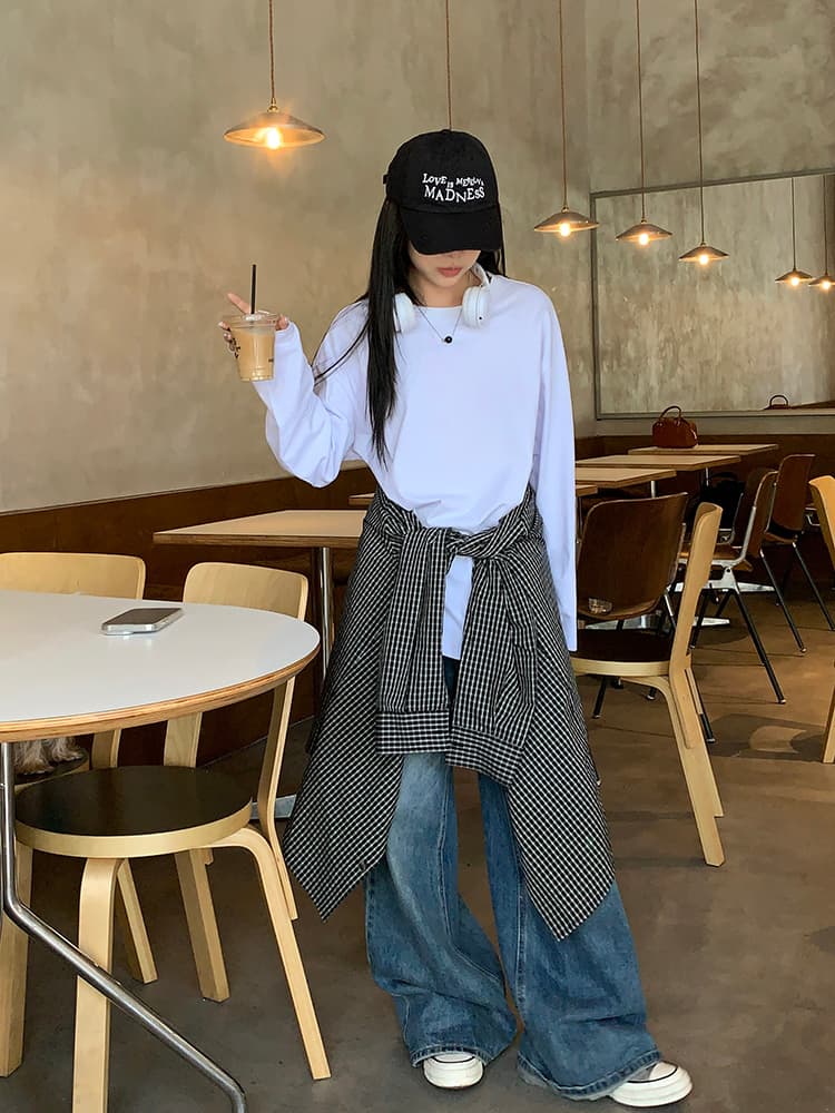 白シャツ　【春秋】リラックスブリーズシャツ