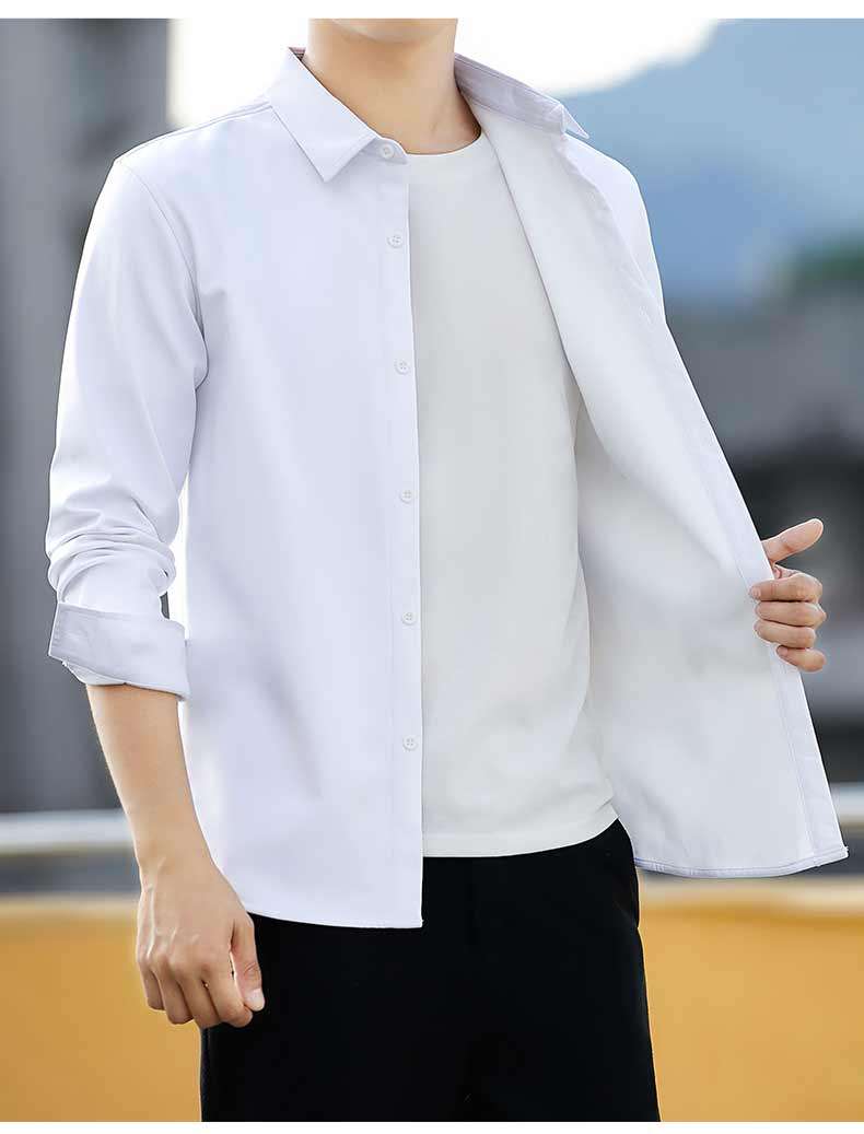 白シャツ　フレッシュシンプルシャツ