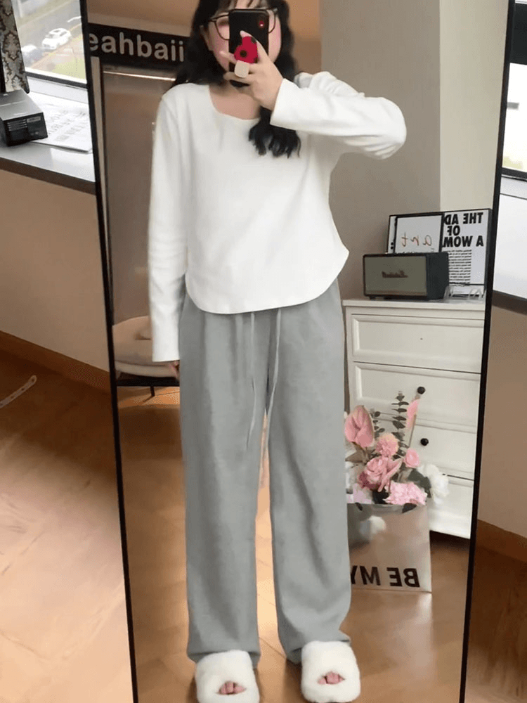 白シャツ　【春】フローラルタッチシャツ