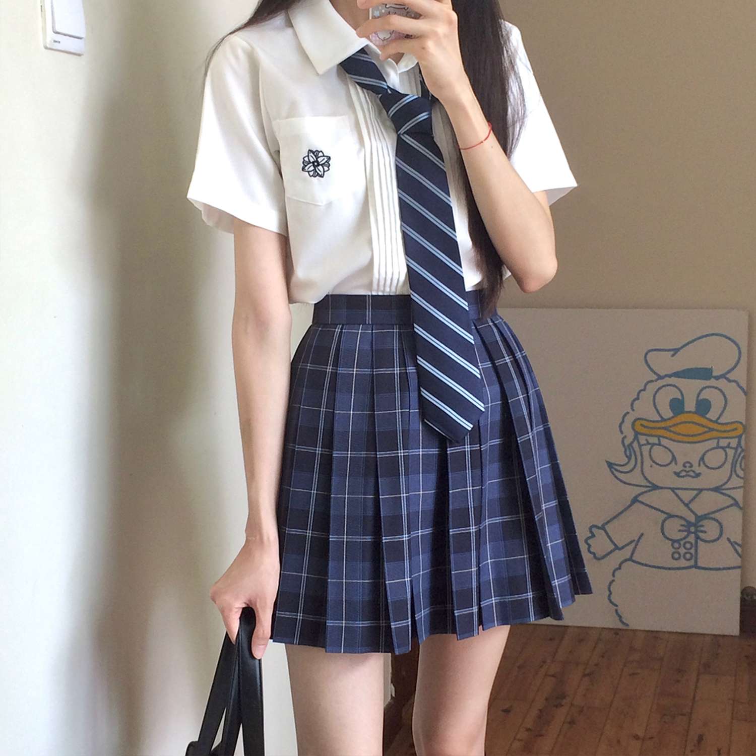 白シャツ　クラシックスクールシャツ