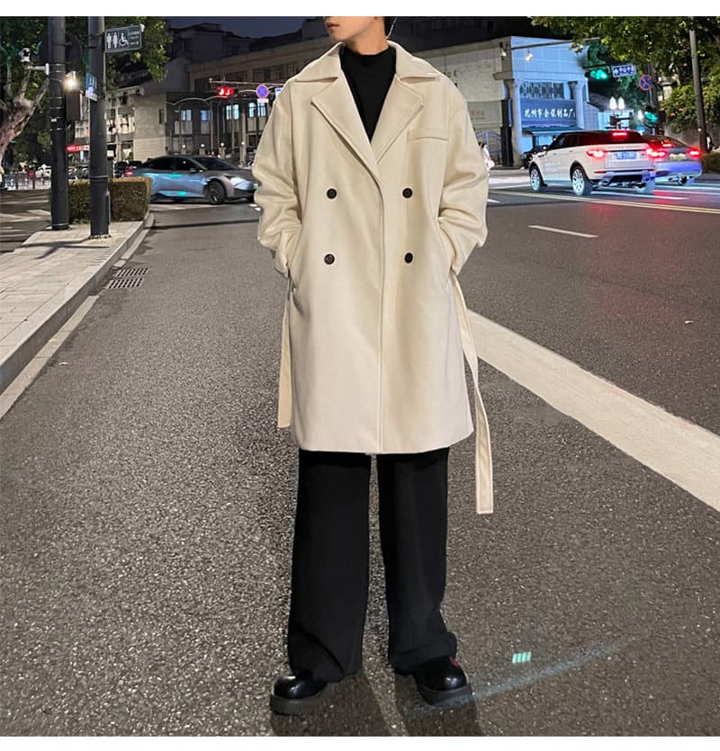 白シャツ　【冬】プレミアムトレンチコート