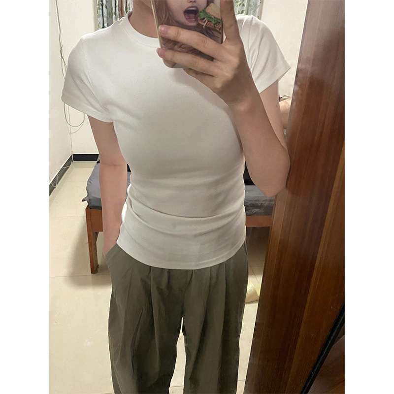 白シャツ　エフォートレスフィットシャツ