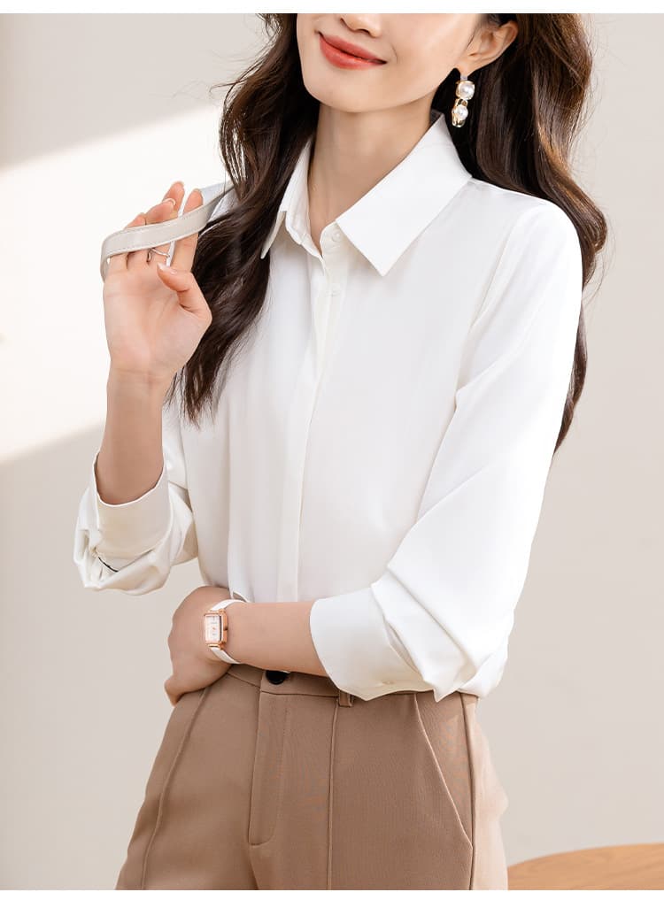 白シャツ リファインドシルエットシャツ