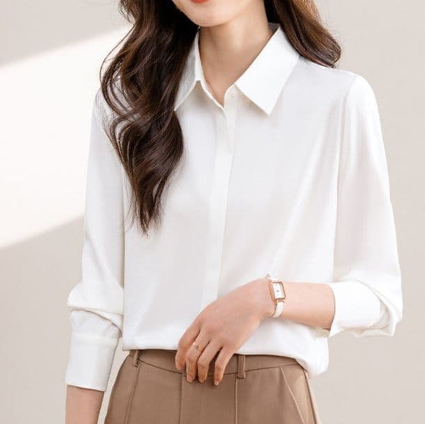 白シャツ リファインドシルエットシャツ
